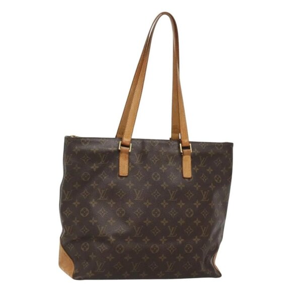 LOUIS VUITTON Monogram Cabas Mezzo Tote Bag - Picture 1 of 16
